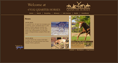 Desktop Screenshot of 4you-quarterhorses.de